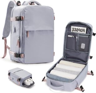 Mochila de viagem grande feminina