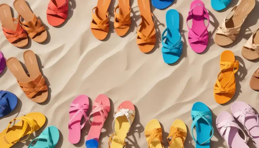 Modelos de sandálias femininas mais usadas no verão: descubra as tendências