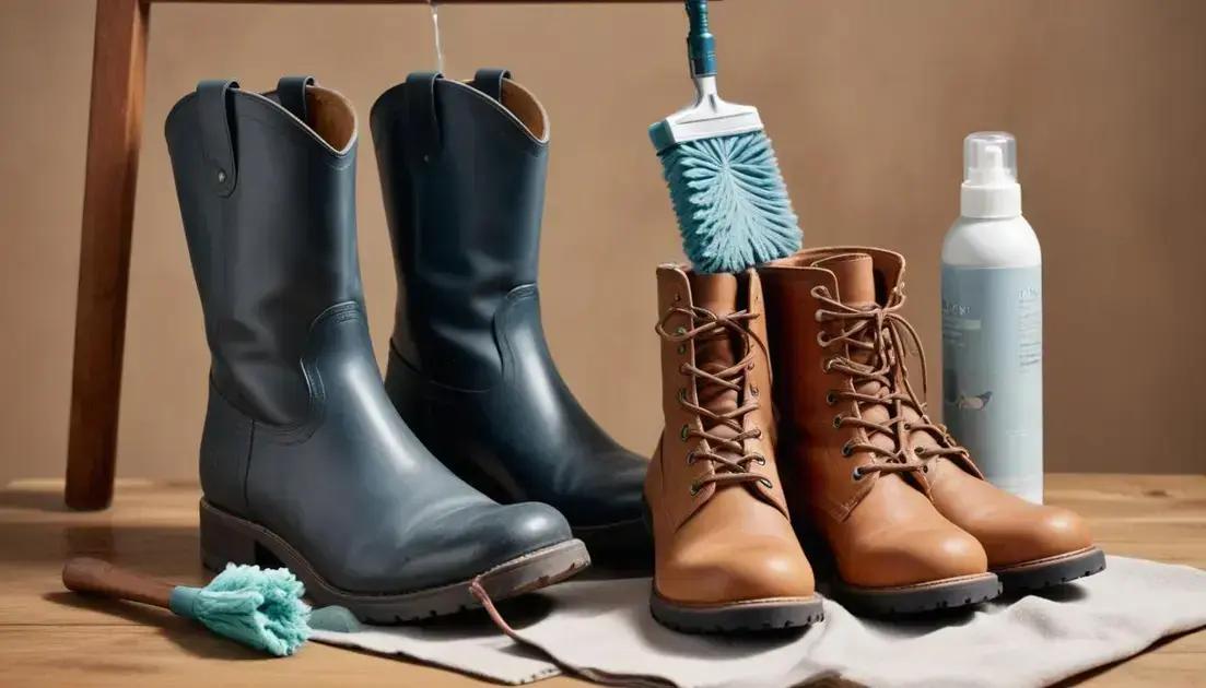 Cuidados para prolongar a vida das botas