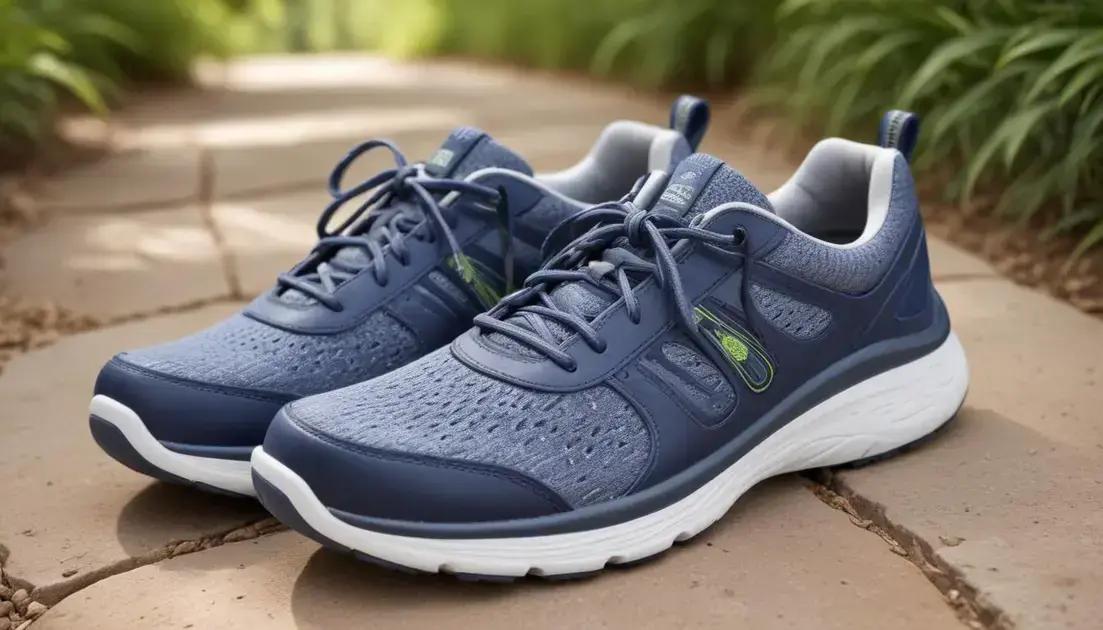Características de sapatos confortáveis para fascite plantar