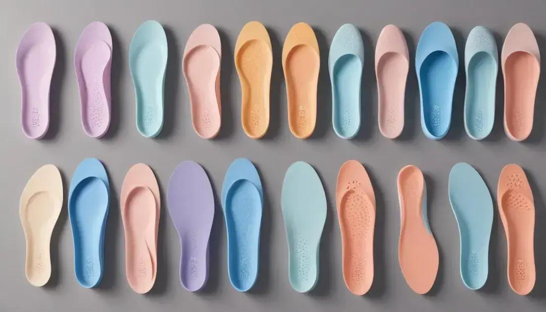 Tipos de palmilhas para sapatos femininos