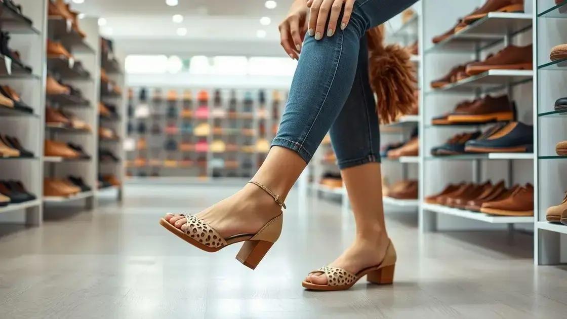 Calçados femininos para quem tem joanete: conforto e estilo em evidência