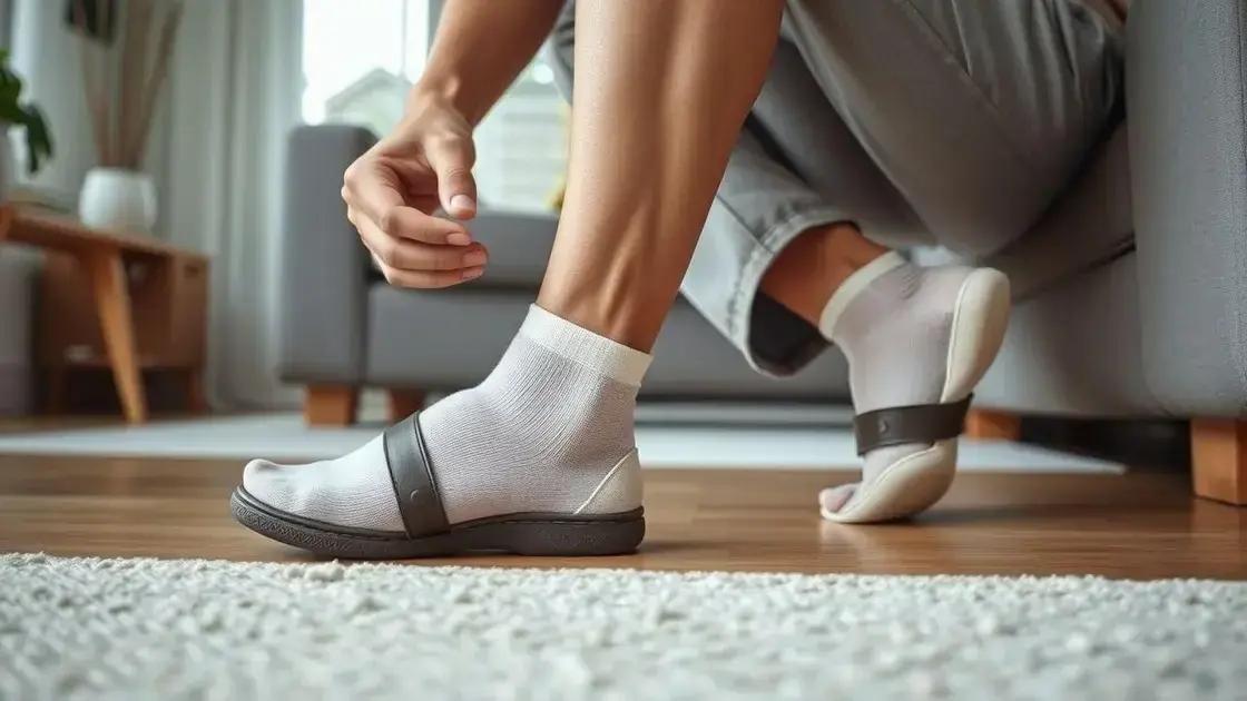 Exercícios para adaptar os calçados aos seus pés