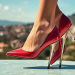 Truques para alongar visualmente as pernas com sapatos elegantes