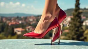 Truques para alongar visualmente as pernas com sapatos elegantes