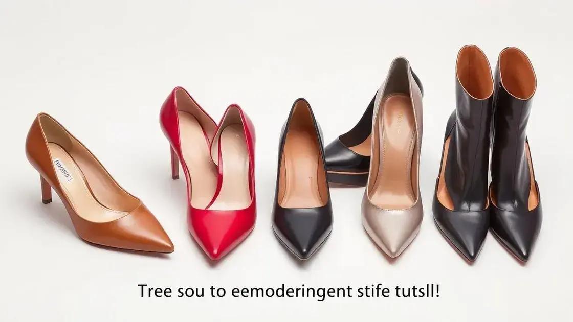 Tipos de sapatos que favorecem o visual alongado