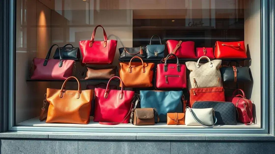 Bolsas femininas: descubra os estilos que estão em alta em 2023