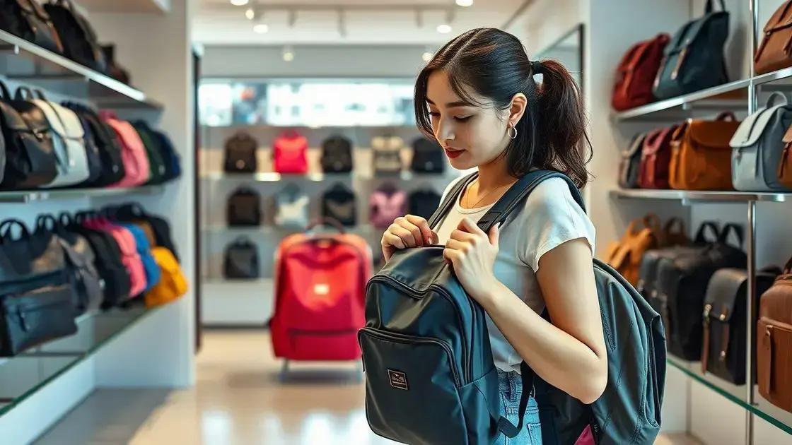 Como escolher a mochila ideal para o dia a dia