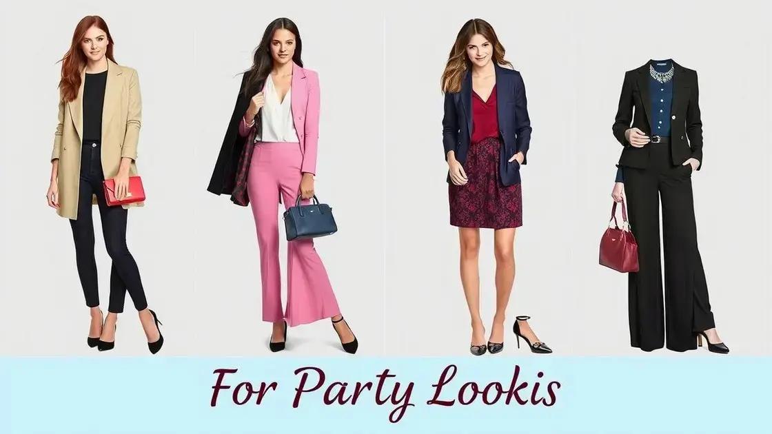 Dicas de combinação de bolsas com looks de festa