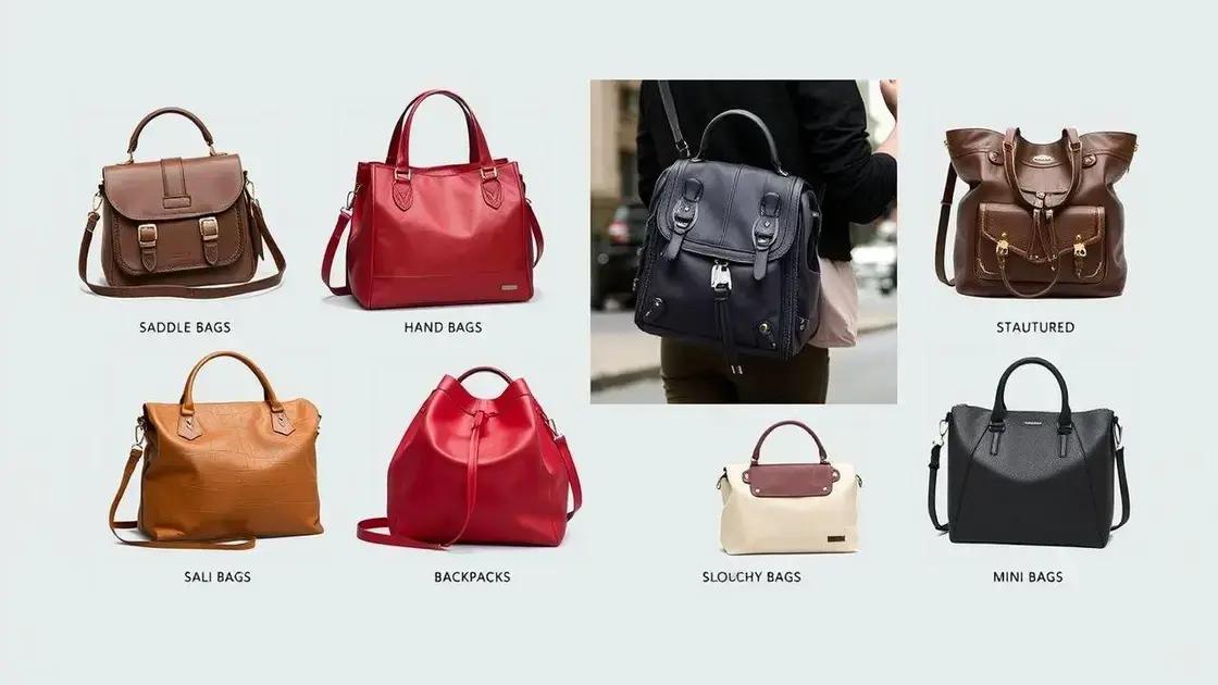 Estilos de bolsas que voltam com força