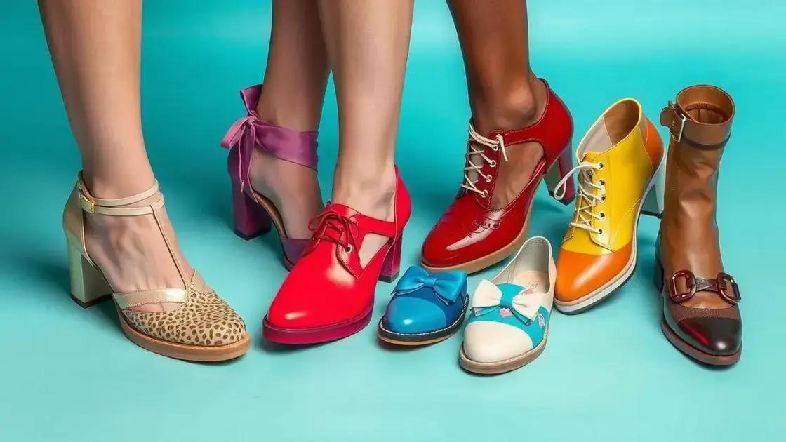 Tendências em sapatos femininos para 2024