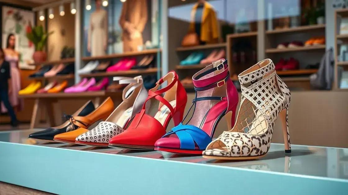 Tendências no mercado de sapatos femininos