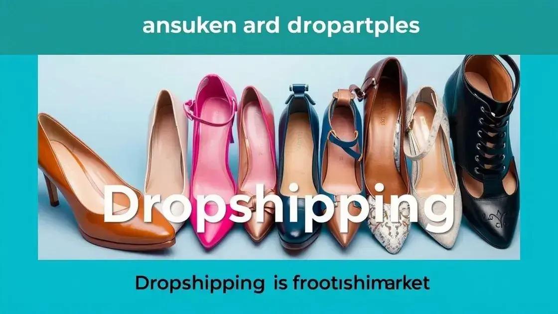 Vantagens do dropshipping para venda de sapatos femininos
