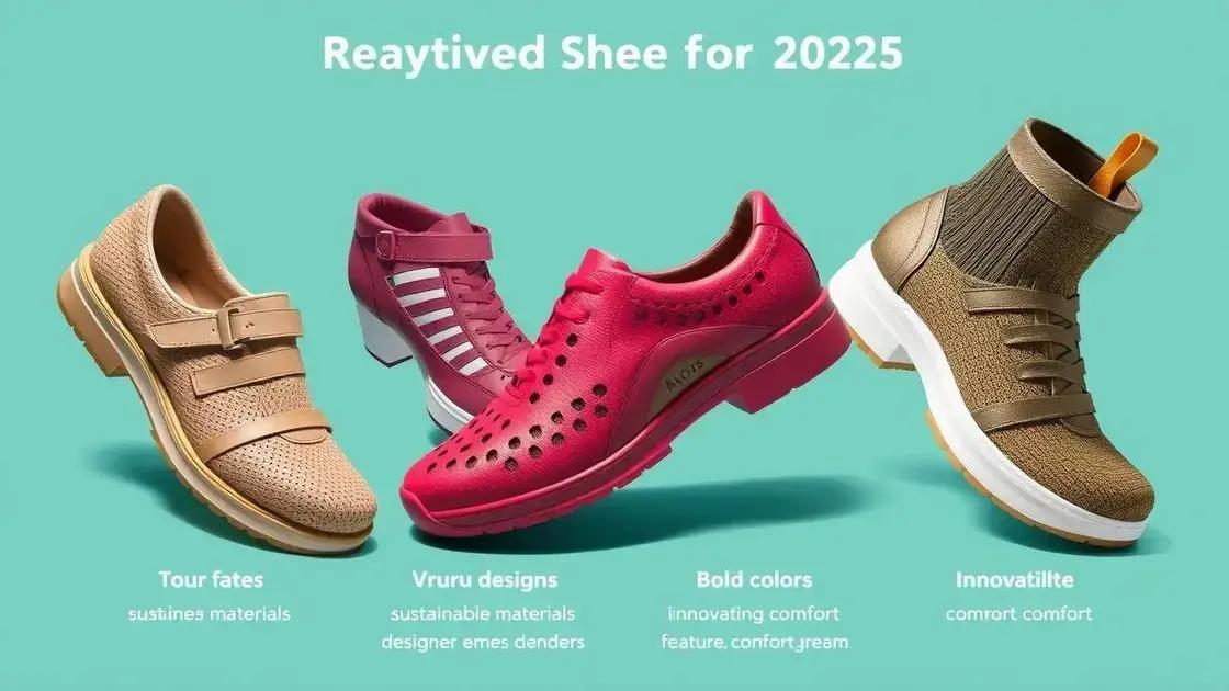 Tendências de sapatos femininos em 2025