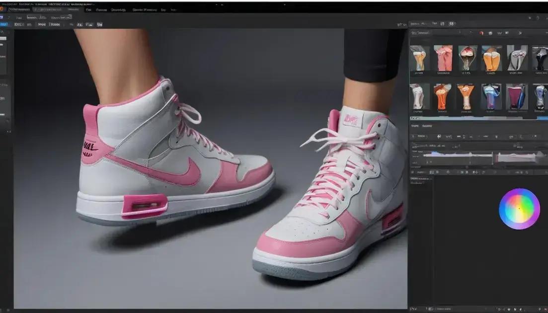 Como editar fotos de sapatos para e-commerce