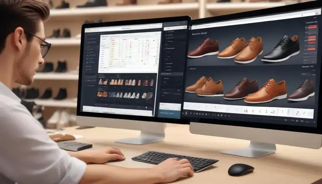 Principais funcionalidades de um software para loja de sapatos