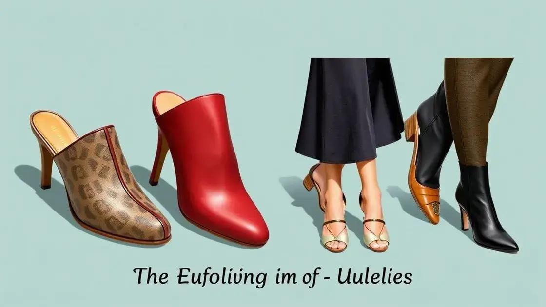 História e evolução das mules no mundo da moda