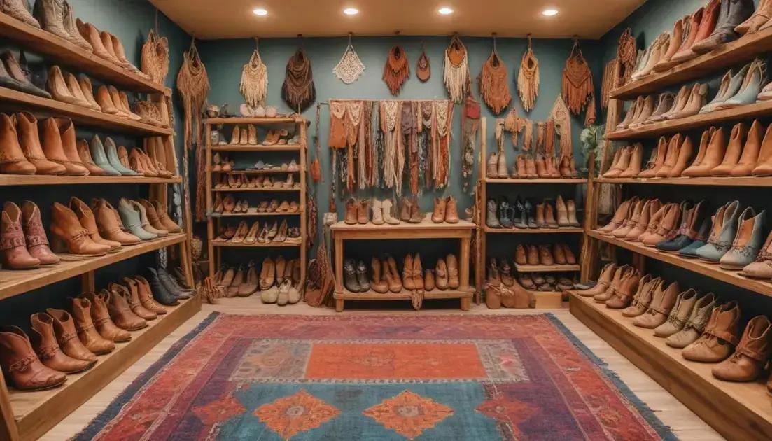 Onde comprar calçados boho femininos