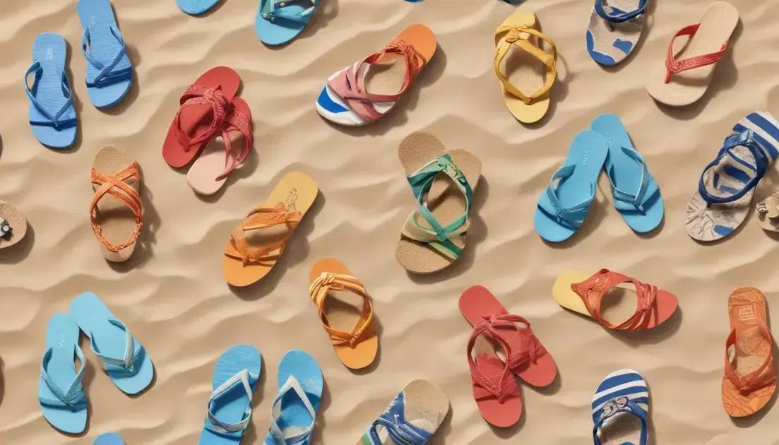 Como escolher o par ideal de chinelos para a praia