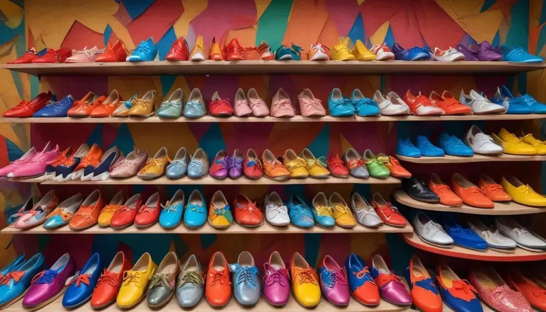 Melhores materiais para sapatos de carnaval Melhores materiais para sapatos de carnaval