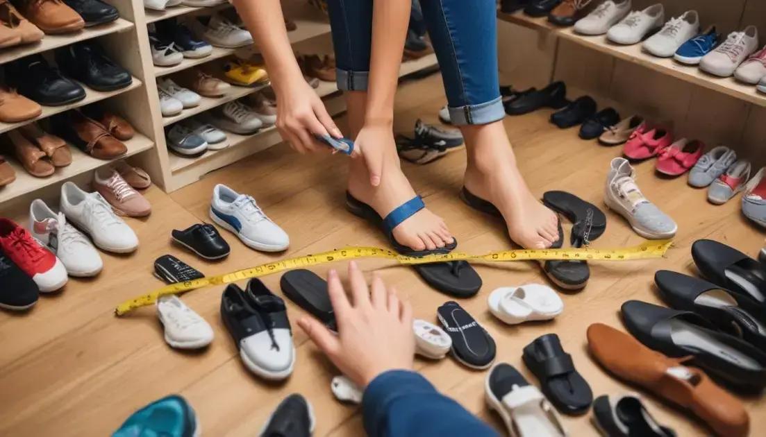 Como escolher o tamanho certo do sapato