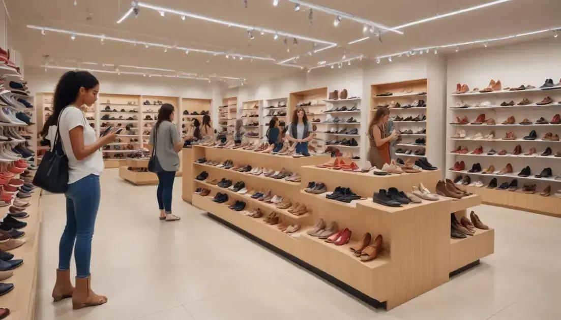 Variedade de sapatos femininos em Recife