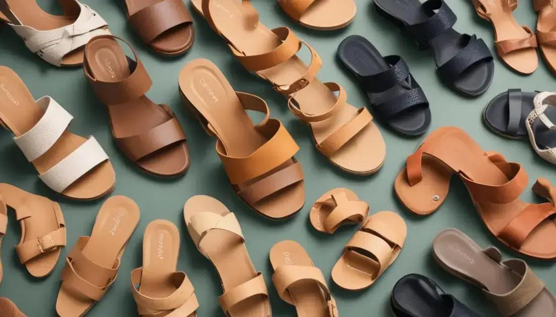 Os materiais mais usados em rasteirinhas Os materiais mais usados em rasteirinhas