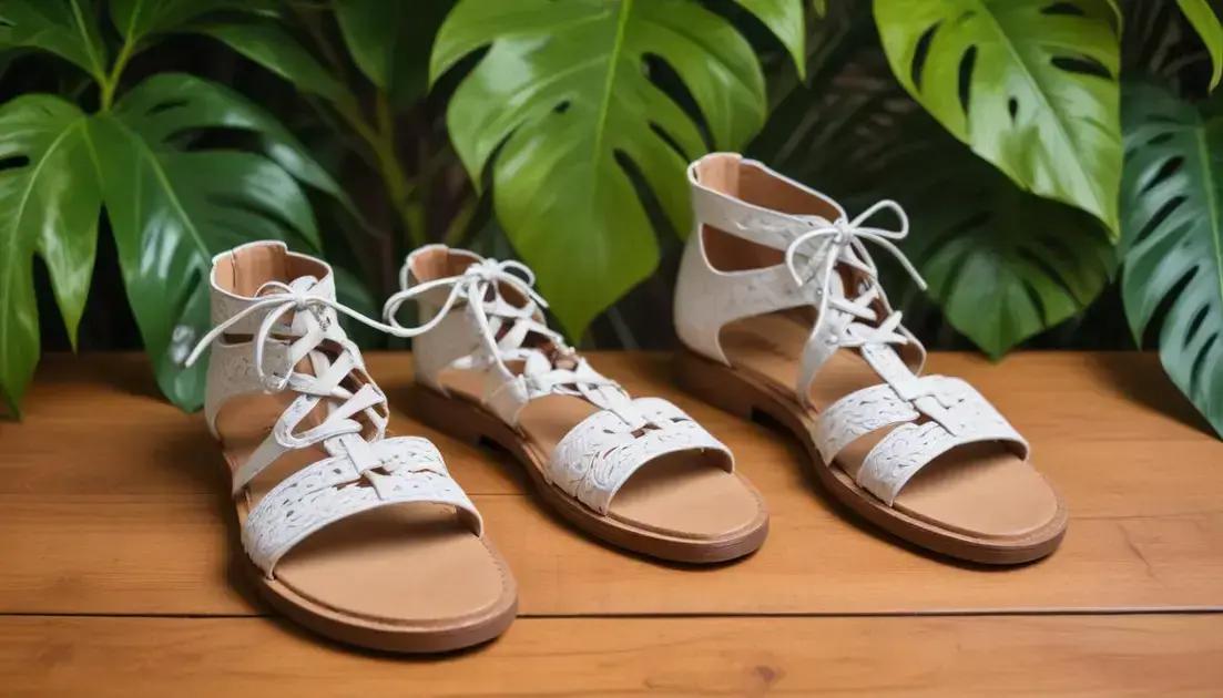 Sandália de amarração Recife: o que você precisa saber para arrasar