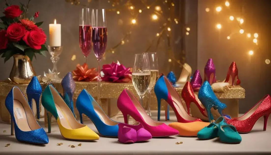 Sapatos para o réveillon Recife: encontre o par perfeito para brilhar