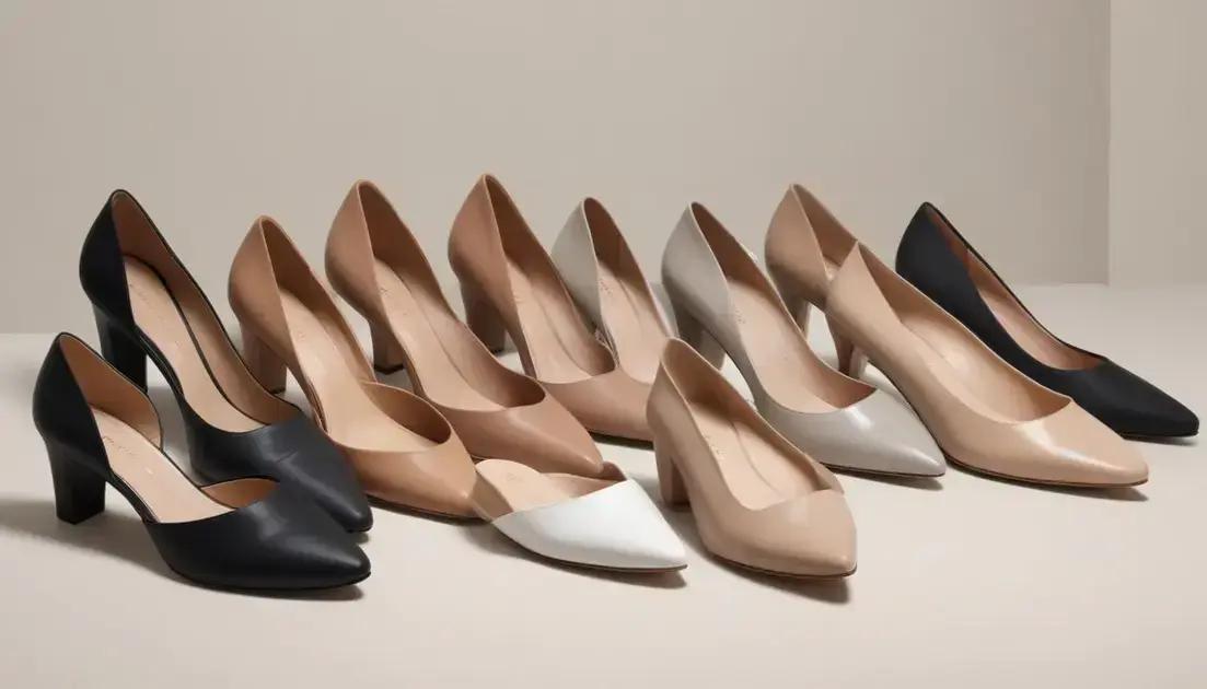 Vantagens de usar sapatos de salto baixo Vantagens de usar sapatos de salto baixo