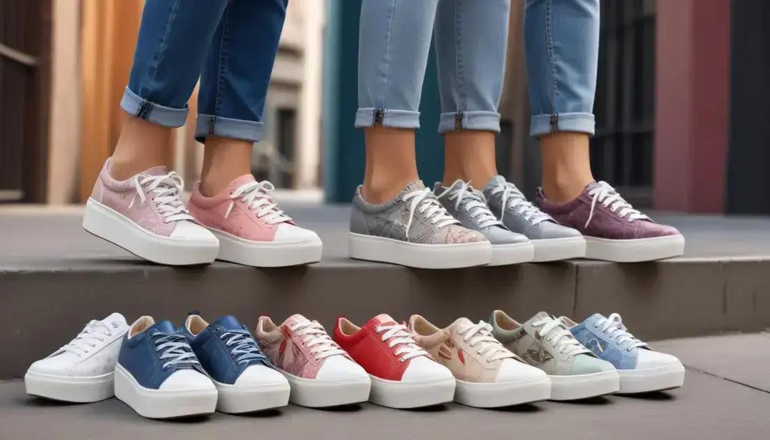 Tênis casual feminino plataforma Recife: O estilo que você precisa conhecer