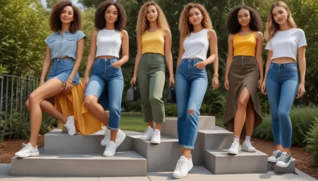 Como combinar tênis casual com diferentes looks Como combinar tênis casual com diferentes looks