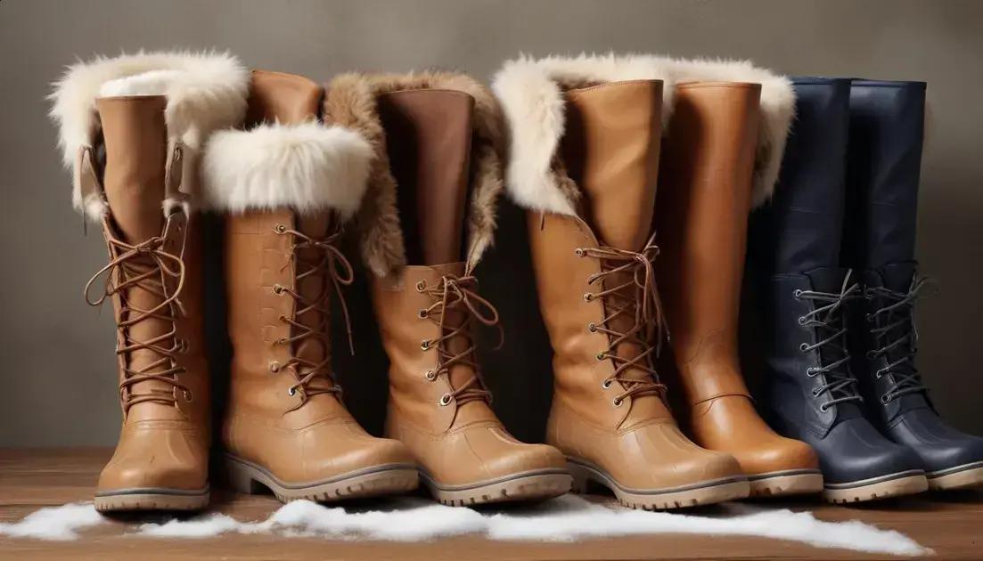 modelos essenciais: botas, botinhas, galochas e tênis térmicos